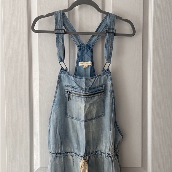 soft denim overalls